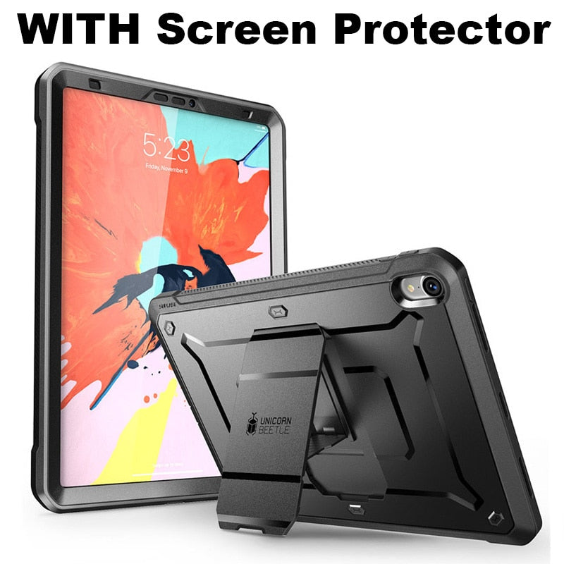 CASE For iPad Pro 11 - Full-body Rugged Cover with Built-in Screen Protector and Kickstand