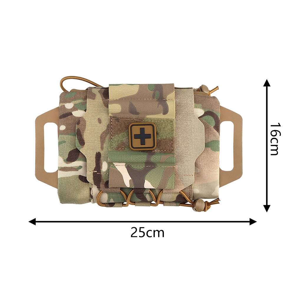 Tactical First Aid Kits Military Mollie Medical Bag for Hunting, Camping, Fishing and Survival