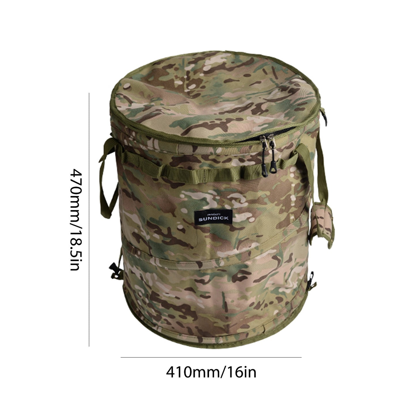 Collapsible / Folding Clothes or Sundry Storage Bag For Camping, Hiking, Fishing, Hunting, or Travel