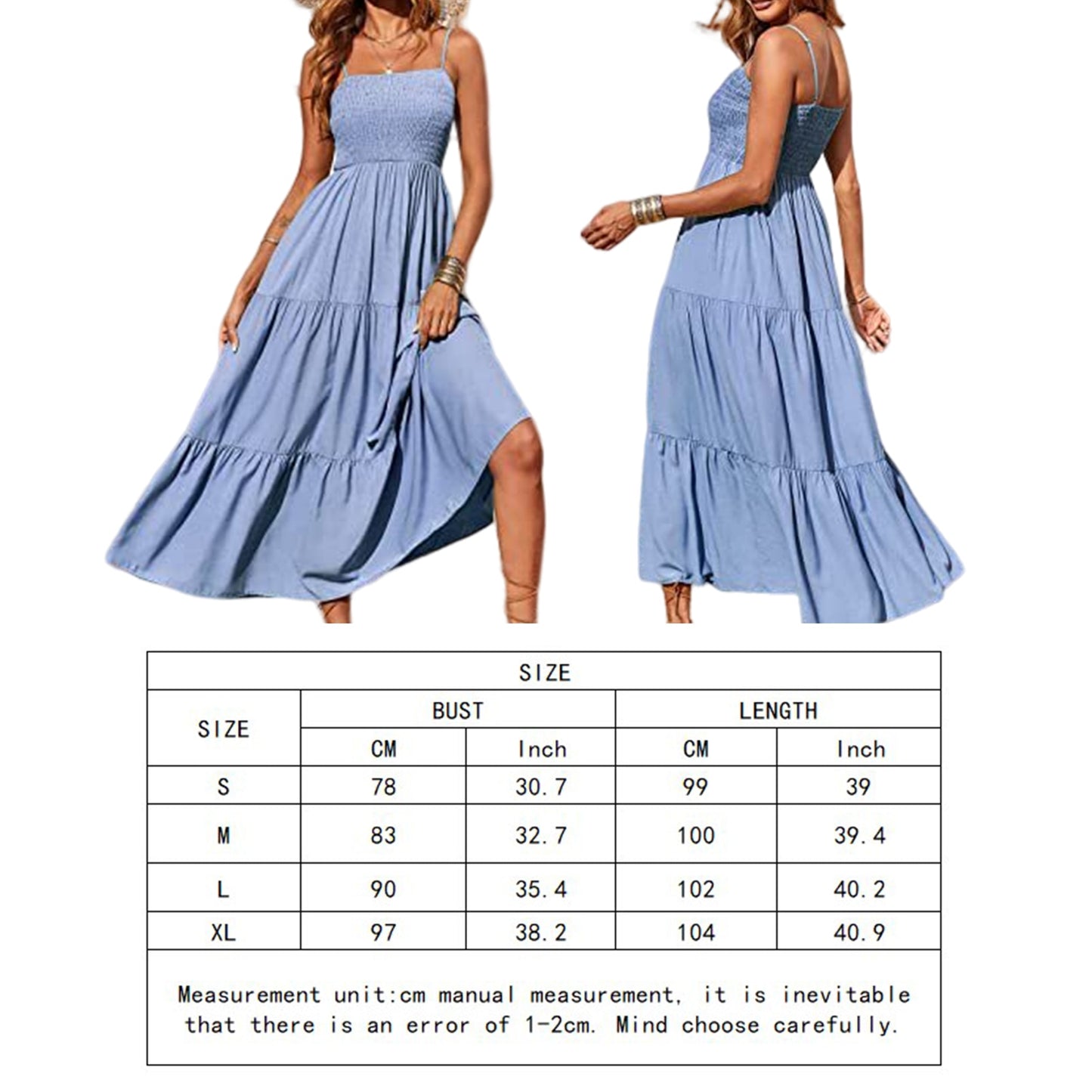 Sexy Long Dress / Slim Fit / Solid Color Dress for Casual or Elegant Summer wear. Tunic Dress in Bohemian Style with A Line Square Neck for Holidays and Vacation.