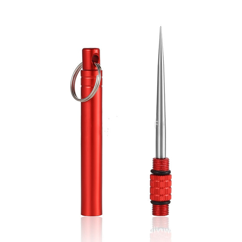 Titanium Outdoor EDC Portable Multi-Purpose Toothpick, Bottle, Fruit Fork, Camping Tool  Is More Durable Than Floss