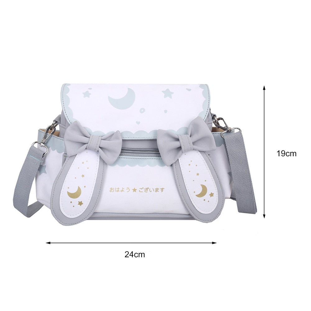 Summer Anime Shoulder Bag Students Girl Moon Star Female Travel Underarm Top Handle Bag Outdoor Shopping Business