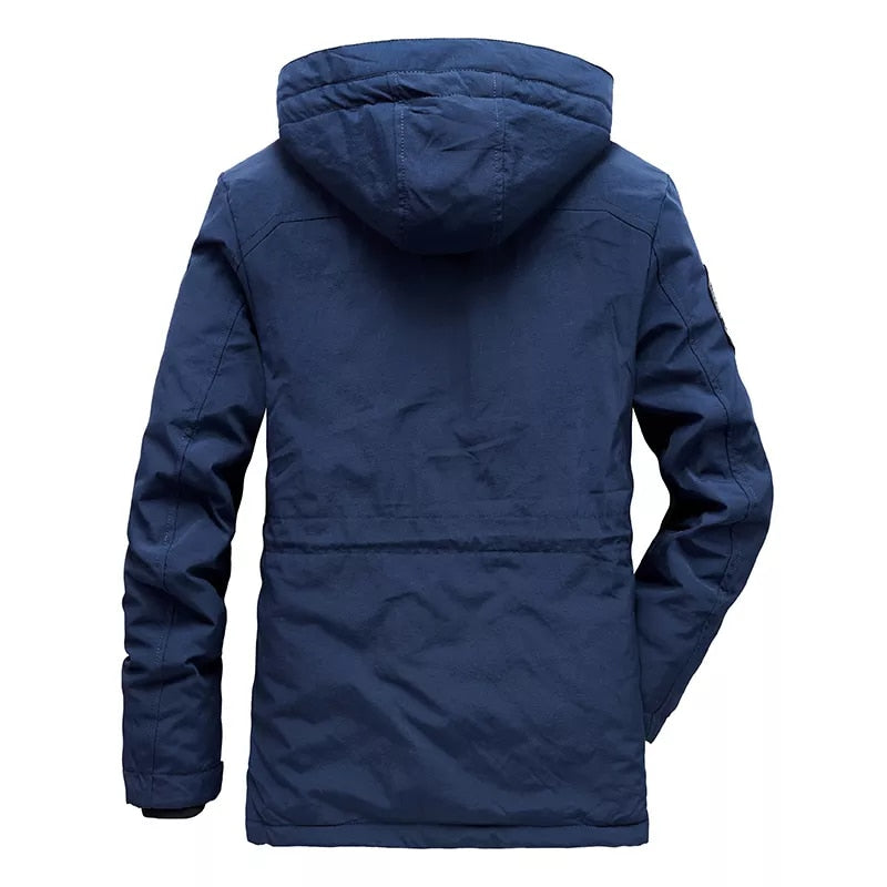 Winter Parkas 2021 New Fleece Warm Thick Hooded Jackets Coat Men Autumn Outwear Fashion Casual