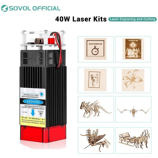 SOVOL 5W Laser Kits for CNC Milling, Laser Cutting, Engraving and Wood Carving